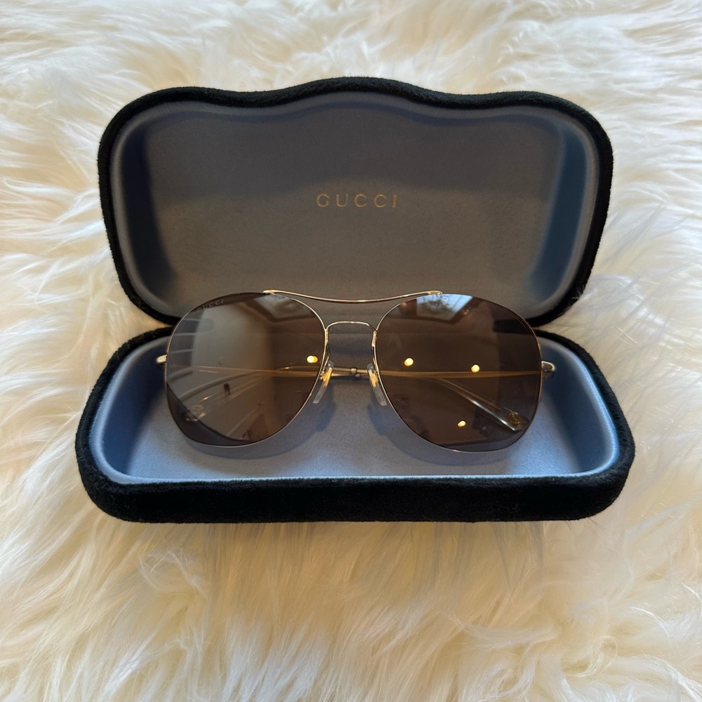 Gucci Aviator Deluxe Sunglasses